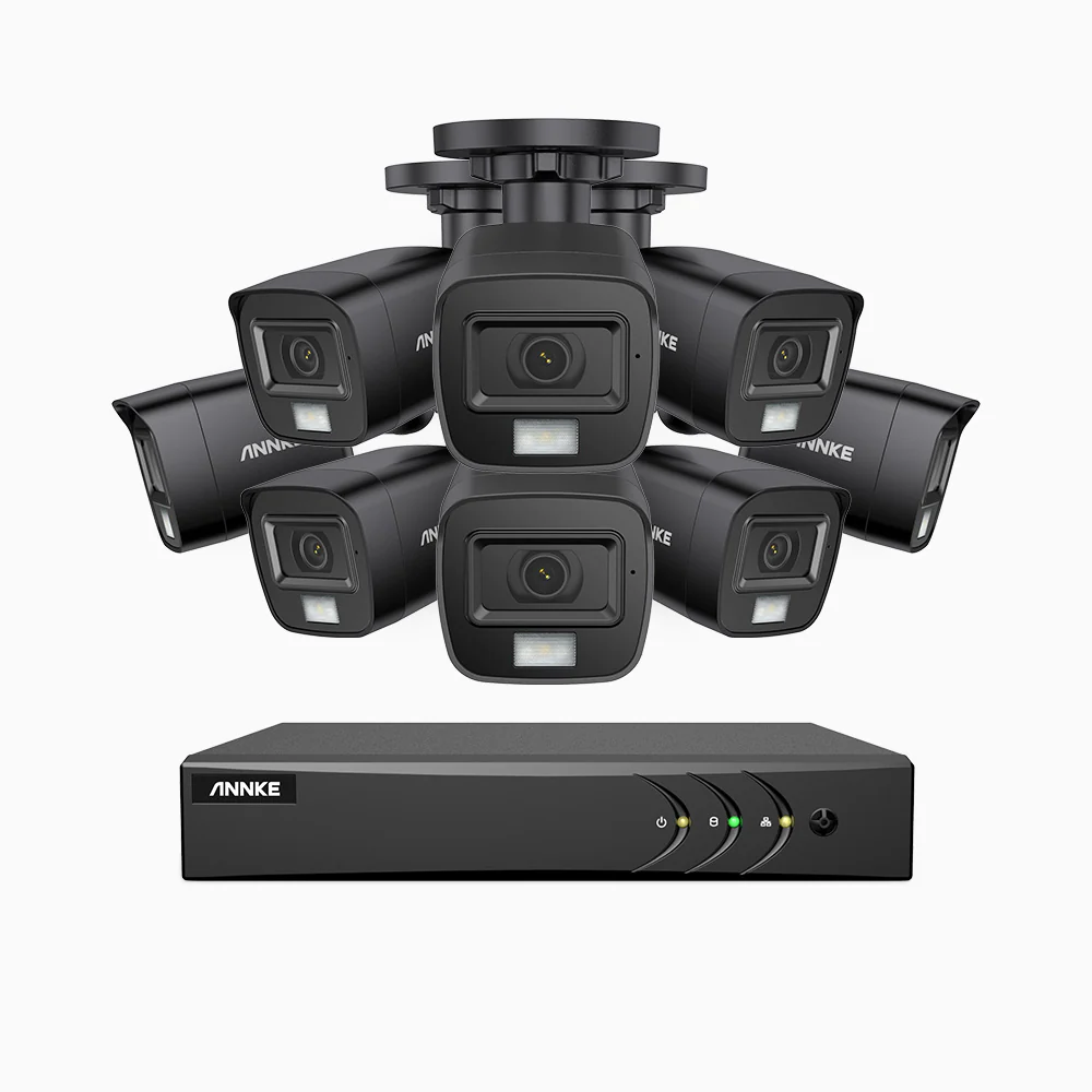 ADLK500 - Kit videosorveglianza analogica 8 canali con 8 telecamere 3K, Visione notturna a doppia luce, apertura superiore f/1.2, segnale di uscita 4-in-1, microfono integrato, IP67 resistente alle intemperie - Image 2