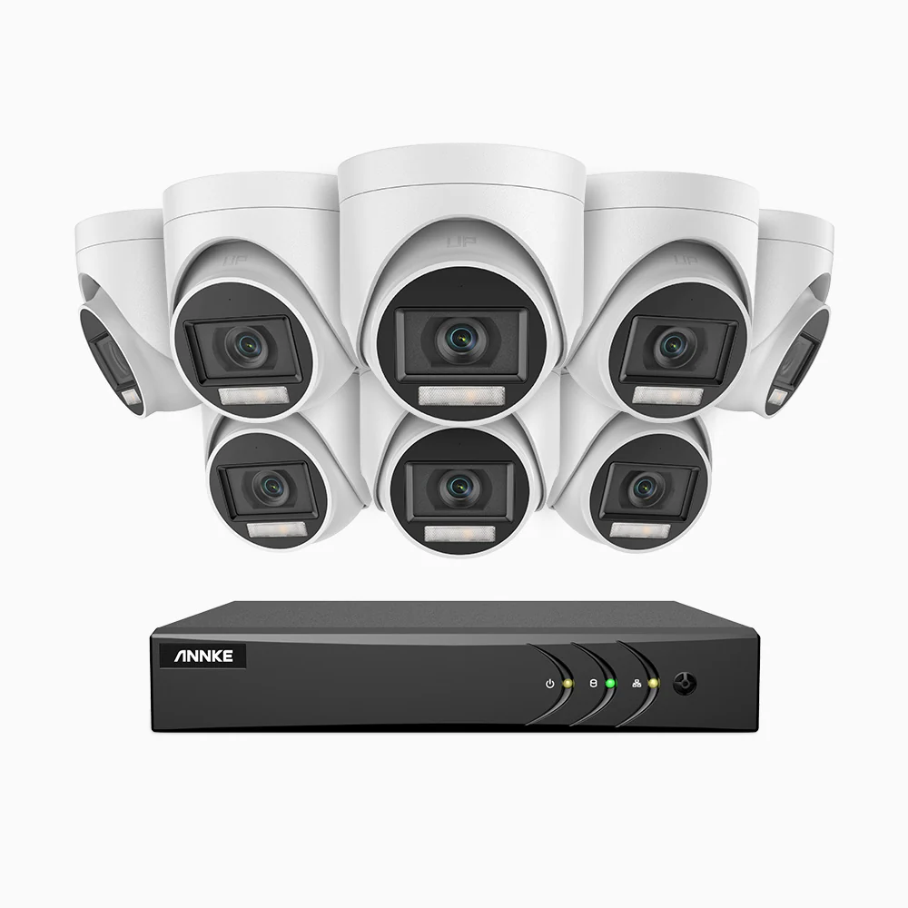 ADLK500 - Kit videosorveglianza analogica 8 canali con 8 telecamere 3K, Visione notturna a doppia luce, apertura superiore f/1.2, segnale di uscita 4-in-1, microfono integrato, IP67 resistente alle intemperie - Image 3