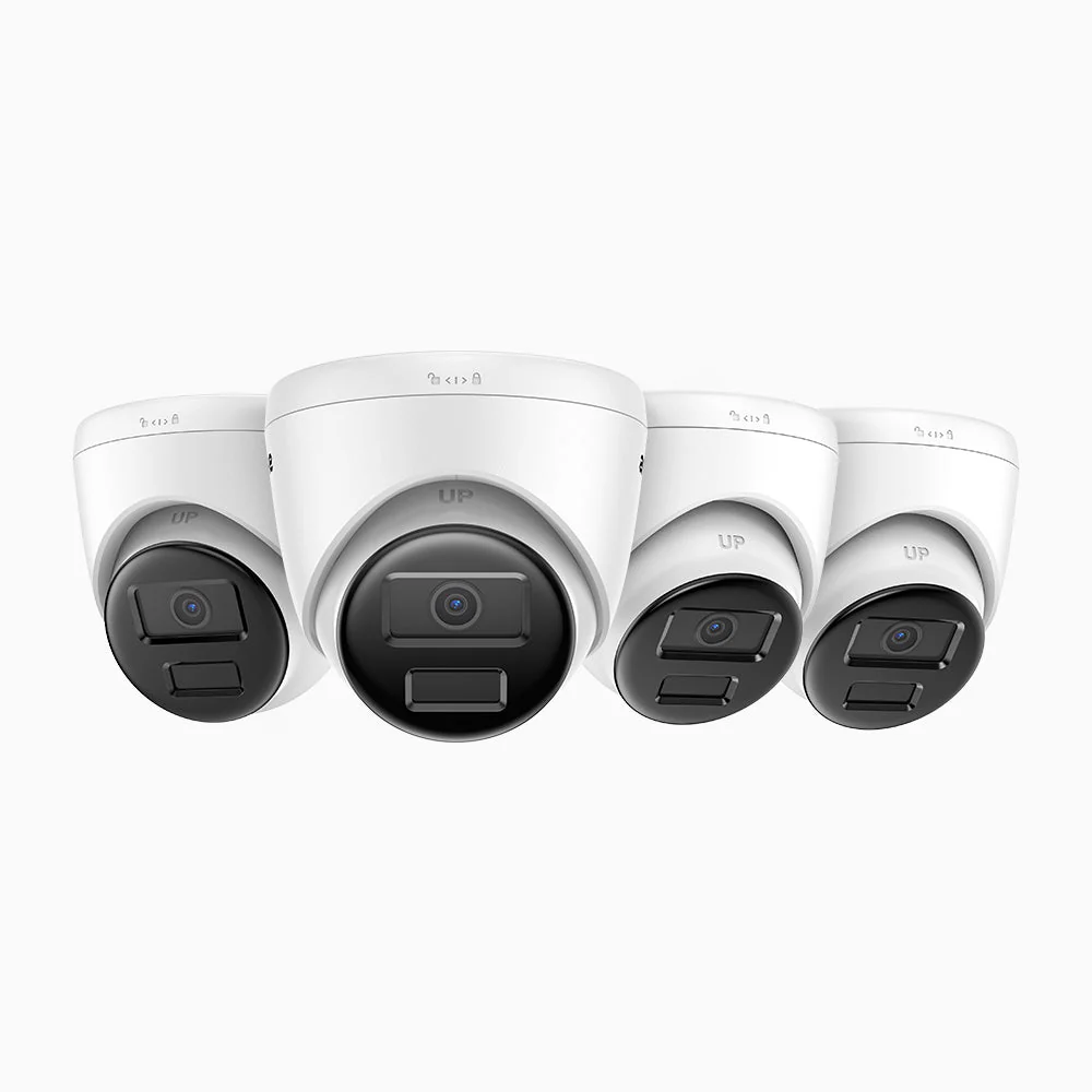 C300 - Kit 4 Telecamere IP PoE da Esterno 3MP 2K, Visione Notturna EXIR 2.0, Rilevamento Movimento, H.265+, Impermeabile IP67 - Image 2