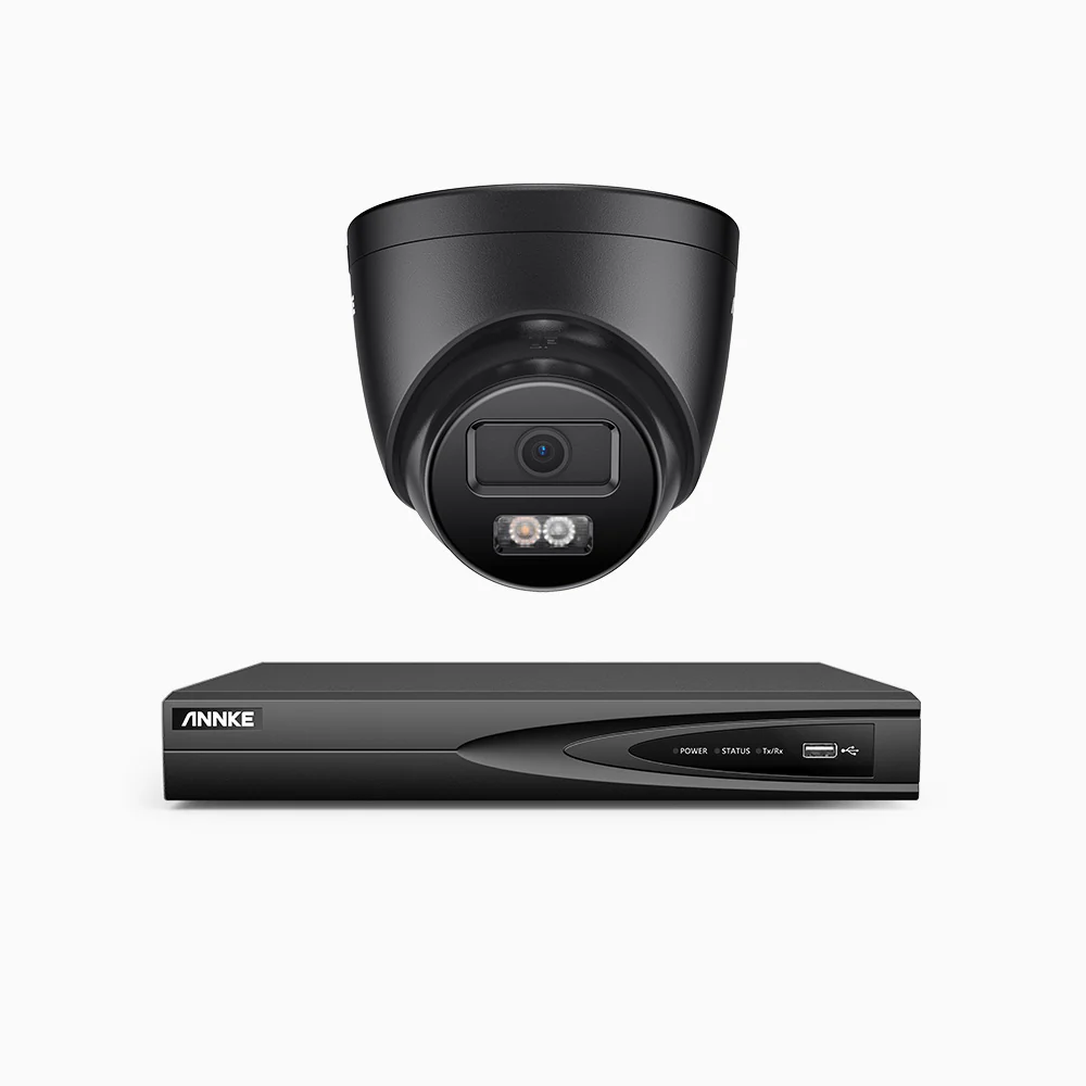 H500P - Kit videosorveglianza PoE 4 canali con 1 telecamera 3K, visione notturna a colori, microfono integrato, IP67, supporta ONVIF e RTSP - Image 4