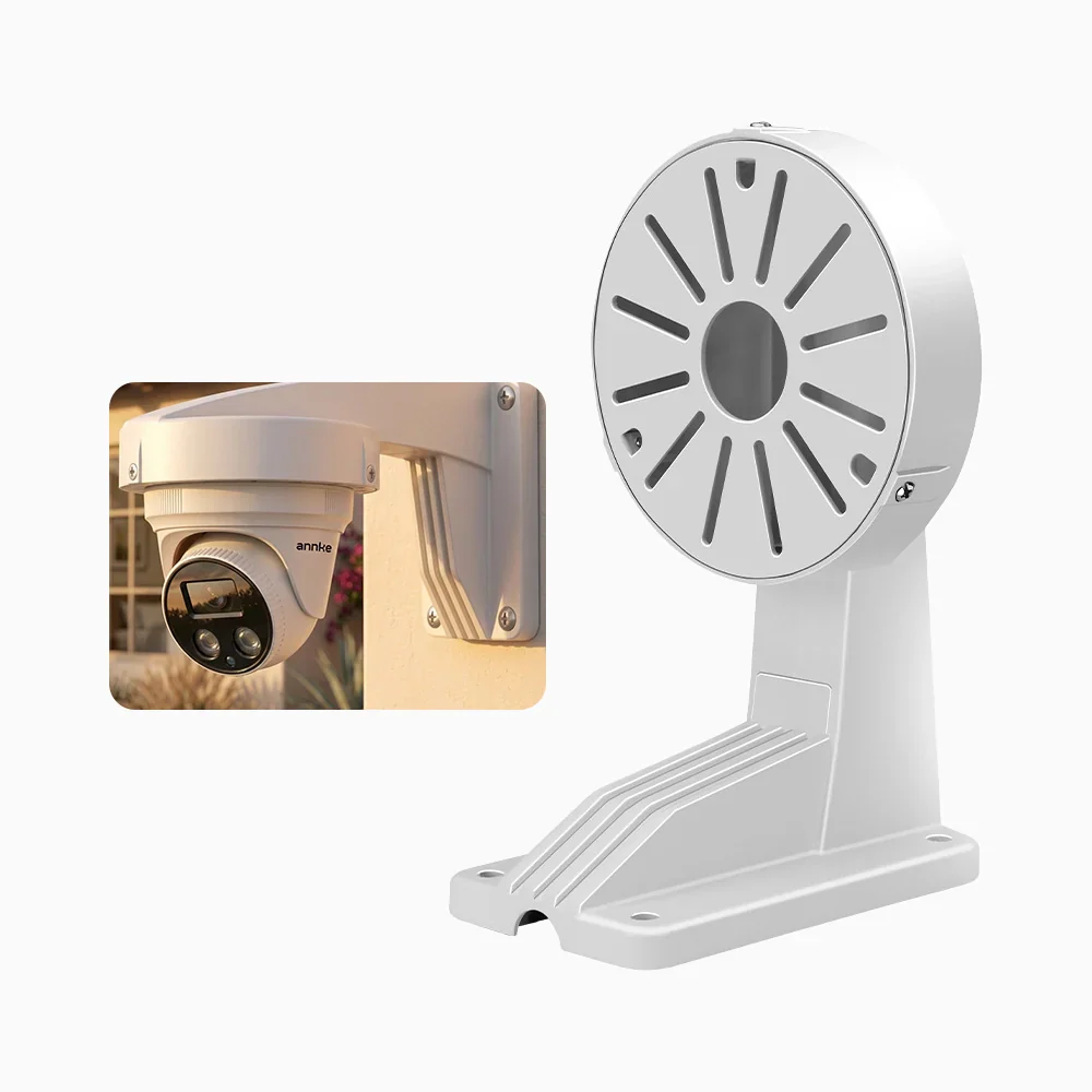 Staffa di montaggio per telecamera di sicurezza, in metallo resistente, installazione a parete o soffitto, per telecamere turret, dome e bullet, compatibile con telecamere di sicurezza standard - Image 3
