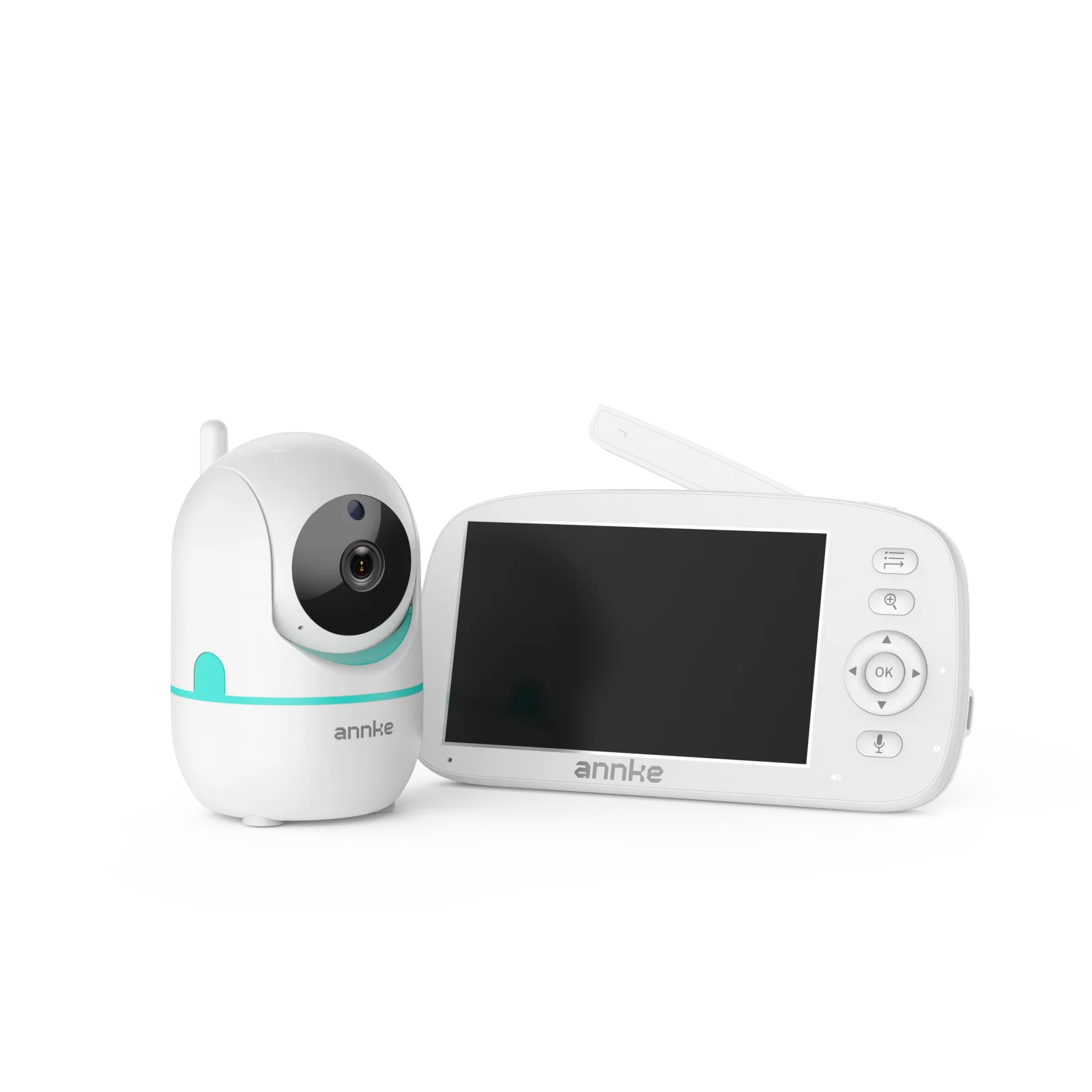 Tivonas CV50 Baby Monitor Video 1080p con Schermo HD da 5", Telecamera, Audio Bidirezionale, Rilevamento di Voce e Temperatura, Promemoria Poppata, Rotazione e Inclinazione a 360°, Zoom 2X, Batteria da 5000mAh, Funzione VOX - Image 3